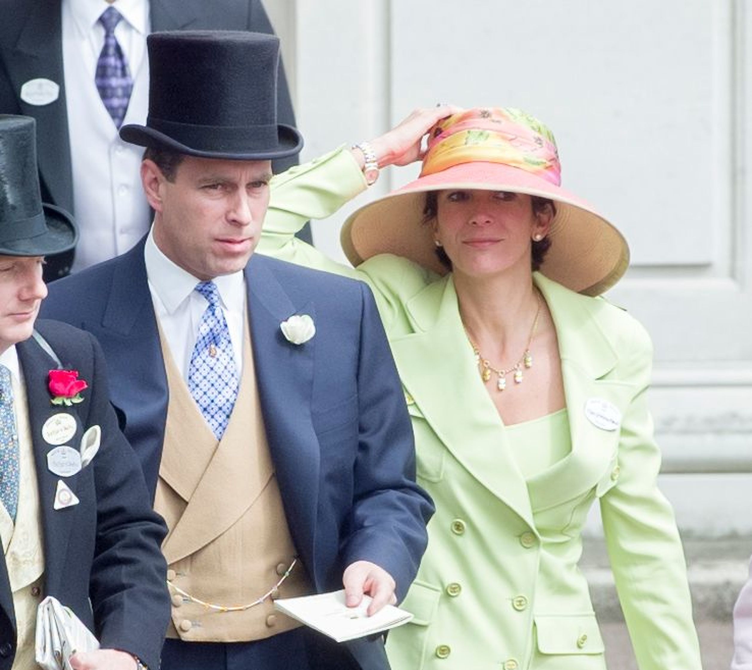 Prince Andrew and Ghislaine Maxwell at Royal Ascot.