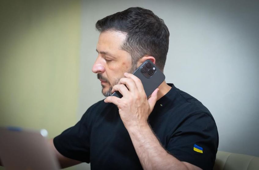 Man on phone call.