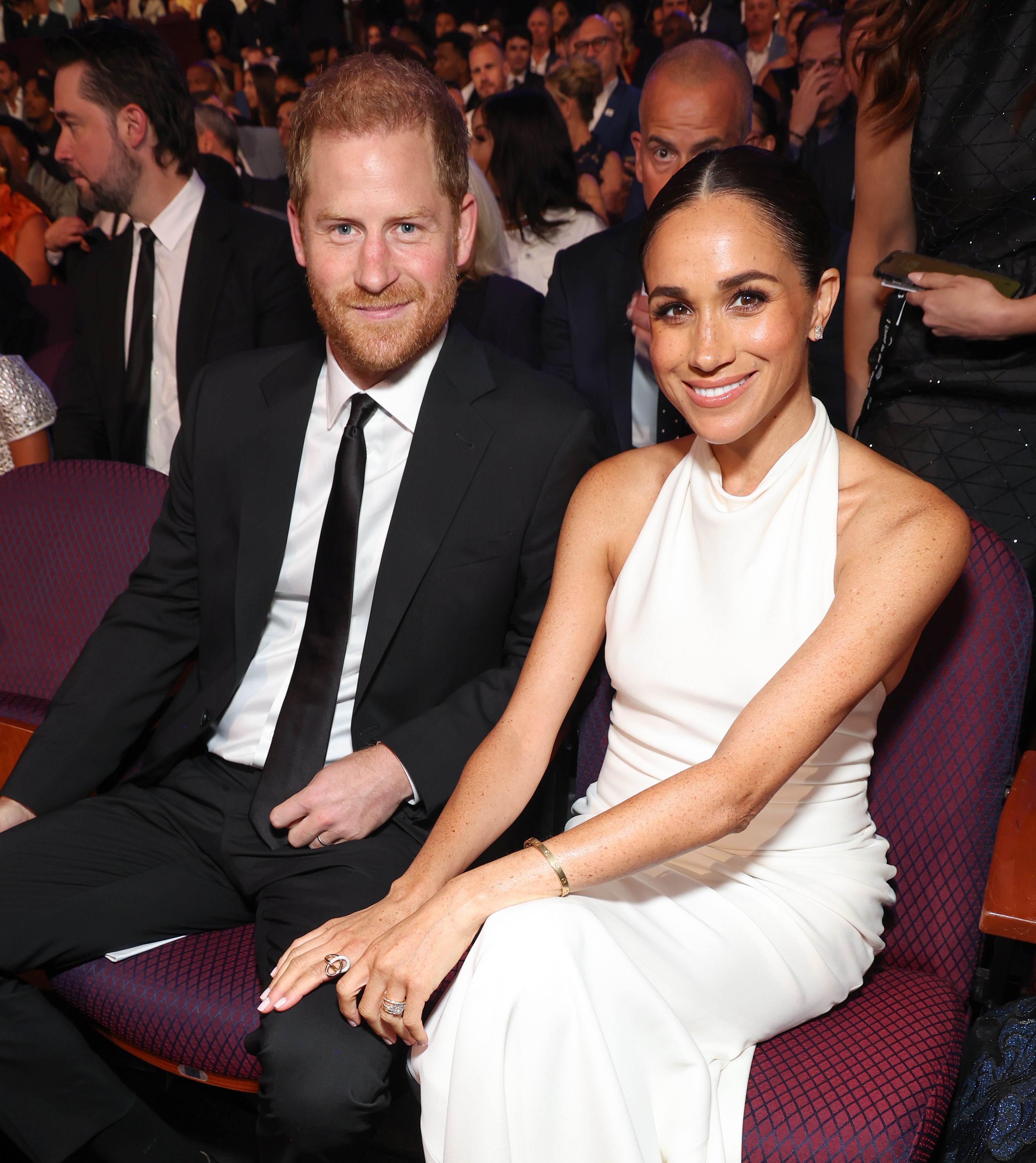 Prince Harry and Meghan Markle at the 2024 ESPY Awards.