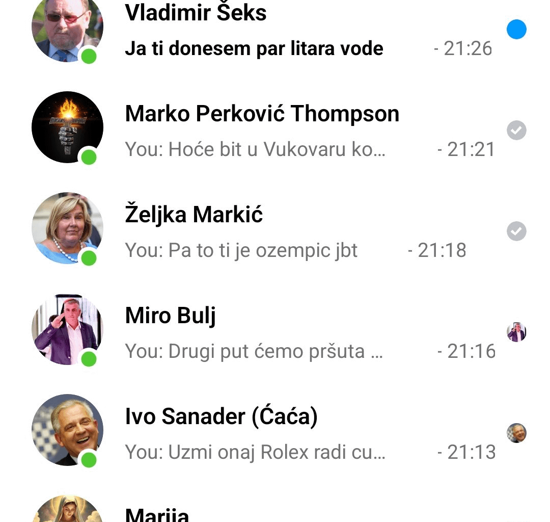 Točka gledišta: vrlo bitne osobe ti uklizavaju u izravne poruke