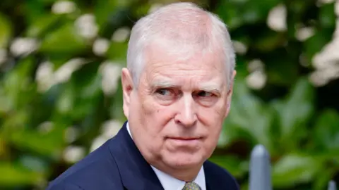 Getty Images Prince Andrew, head and shoulders, April 2025