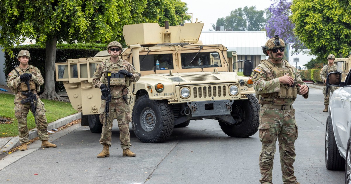 US military was deployed to LA protests despite low risk, general testifies, World News