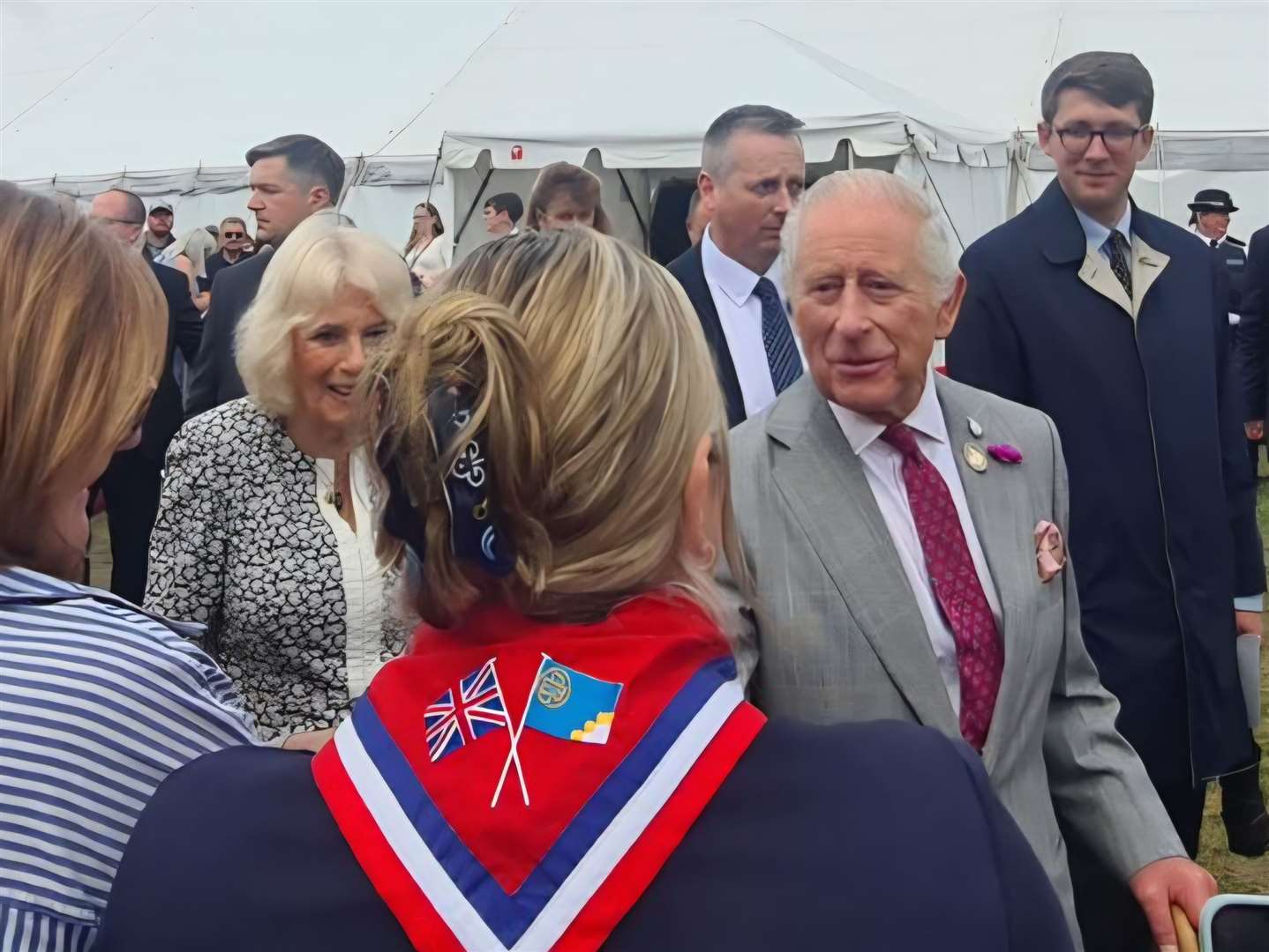 The leader of the group, Ruby Goold, met King Charles and Queen Camilla