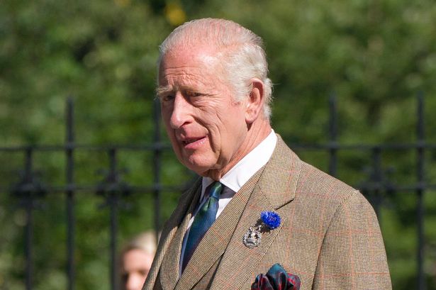 King Charles III inspects the Balaklava Company, 5th Battalion, The Royal Regiment of Scotland, at the gates of Balmoral, as he takes up summer residence at the castle