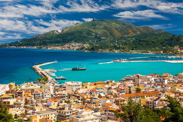 Summer view of Zakynthos