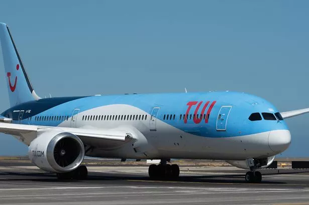 TUI Airlines Boeing 787-9 Dreamliner. Image of a TUI Airlines plane taxiing at Tenerife