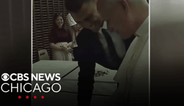 Chicago table tennis company gifts Pope Leo XIV a custom ping-pong table
