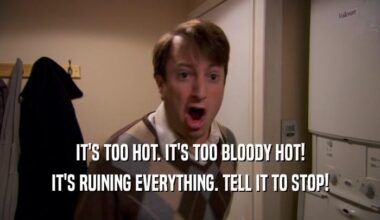 Thursday Complaints (14/08)