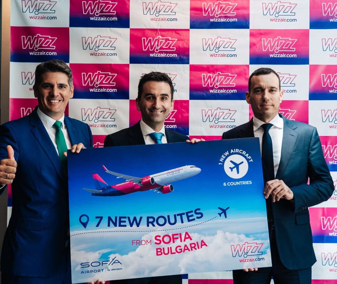 7 нови линии на Wizz Air от България