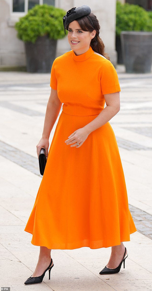 While Eugenie may currently have just one Emilia Wickstead piece in rotation, it's certainly memorable