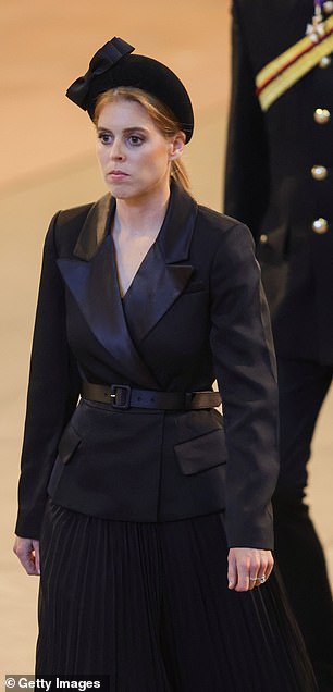 One of her most-worn pieces is the Tailored Crepe and Chiffon Midi Dress, which she has chosen for four major occasions, including Queen Elizabeth II's vigil at Westminster Hall