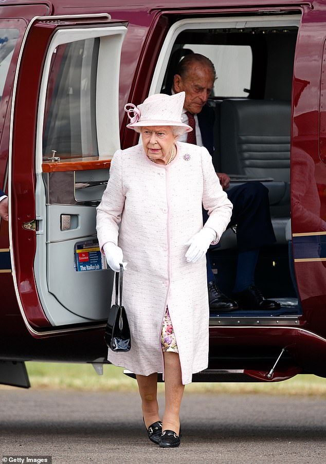 The Queen made innumerable trips in her helicopter, including one from Sandringham to Windsor a few months before she died