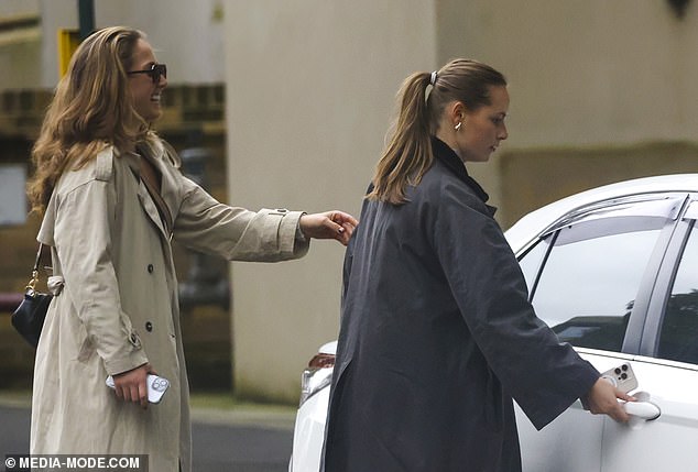 The wrong move proved most amusing to the friend who then directed the princess to the other side of the vehicle