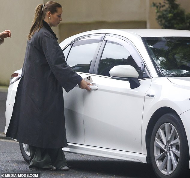 And the 21-year-old future queen appears to be still getting the hang of Aussie road rules. The fair-haired royal was spotted making a slip up on Saturday when she tried to hop into a waiting Uber - from the wrong side