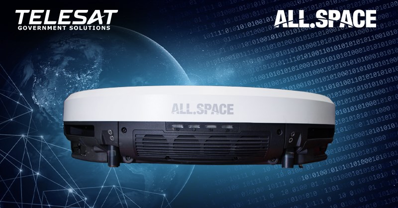 ALL.SPACE and Telesat Government Solutions begin terminal co