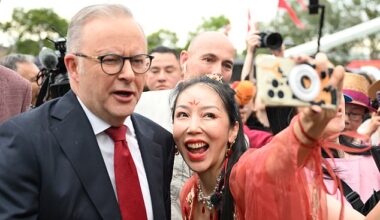 Anthony Albanese 's government has relied on high immigration to cope with an ageing population - at the urging of Treasury bureaucrats (pictured is the Prime Minister in Sydney)