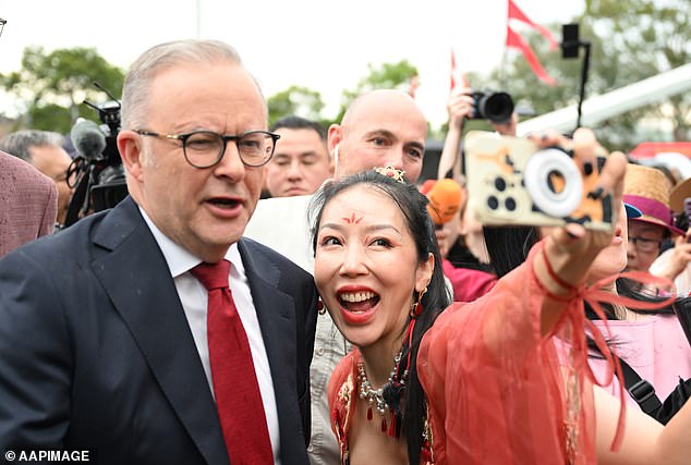 Anthony Albanese 's government has relied on high immigration to cope with an ageing population - at the urging of Treasury bureaucrats (pictured is the Prime Minister in Sydney)