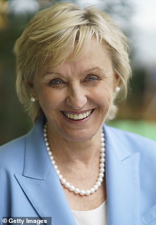 Tina Brown is pictured at the Hay Festival on June 4, 2022