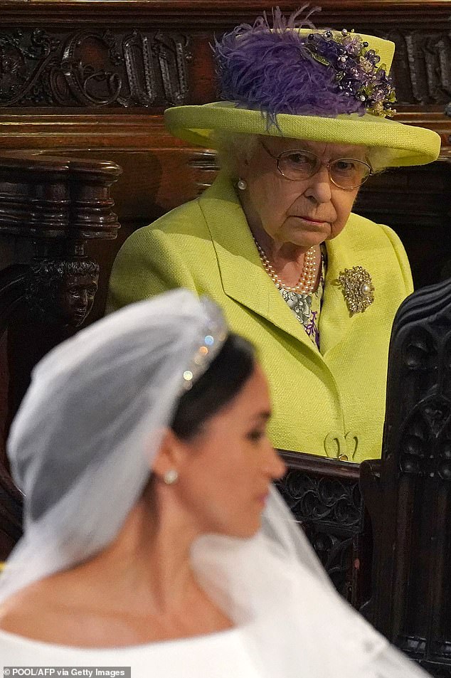 During a meeting ahead of the wedding, Harry was put 'firmly in his place' and warned by the Queen that 'Meghan cannot have whatever she wants'