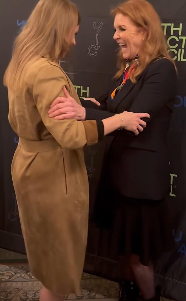 Sarah Ferguson (pictured) posted a sweet video clip of her embracing her daughter Princess Beatrice (pictured) to mark her 37th birthday on Friday