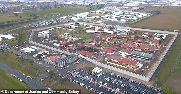 The alleged incident happened in the Murray Unit at the maximum security Dame Phyllis Frost Centre (pictured)