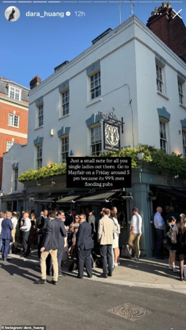 The mother of Princess Beatrice's 'bonus child' and successful architect, Dara Huang, has also joked about finding rich men at the pub