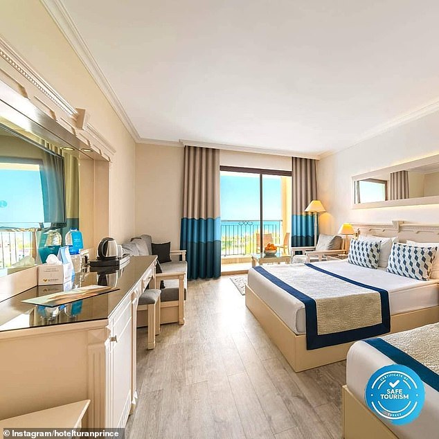 The all-inclusive resort, also known as Club Turan Prince World, boasts five-star accommodation, a family-friendly atmosphere, multiple restaurants and a wide range of activities and entertainment