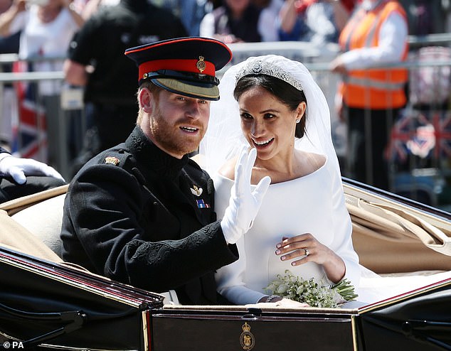 I might not have been able to go to Prince William and Kate's wedding, but I was back at Windsor to witness Prince Harry marry Meghan Markle in May 2018