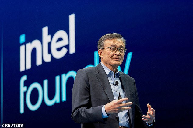 Intel. Corp, one of the most capable semiconductor manufacturers in the US, has been in talks with the Trump administration as the US government is seeking a stake in the company. Pictured: Intel's CEO Lip-Bu Tan at the company's Annual Manufacturing Technology Conference earlier this year