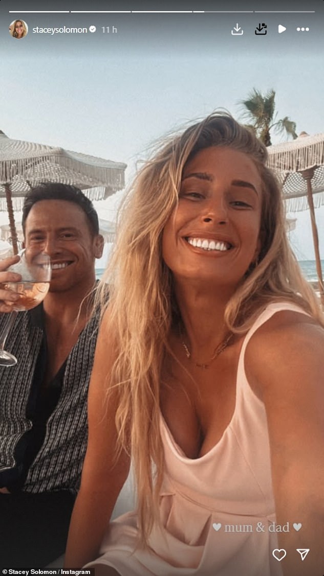 Stacey Solomon has hit back at fans accusing her of being 'smug' and blagging a 'freebie' holiday amid her luxury holiday in Turkey [pictured with husband Joe Swash]