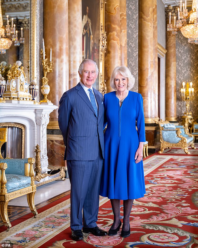 The King and Queen Camilla in May this year