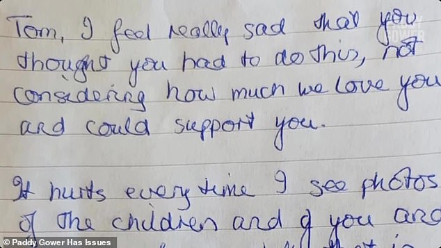 Part of Julia Phillips' heartfelt letter to her son in which she addresses him directly about the hurt he has caused his family by taking off with the children