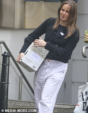 The future queen of Norway appears to be embracing university life. She is seen grabbing a box of prosecco on July 31...