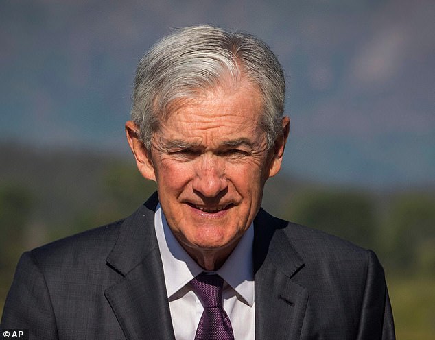 Change of direction: Most pleased of all by Jerome Powell's remarks will be President Donald Trump, who for months has been demanding that the Fed trim rates