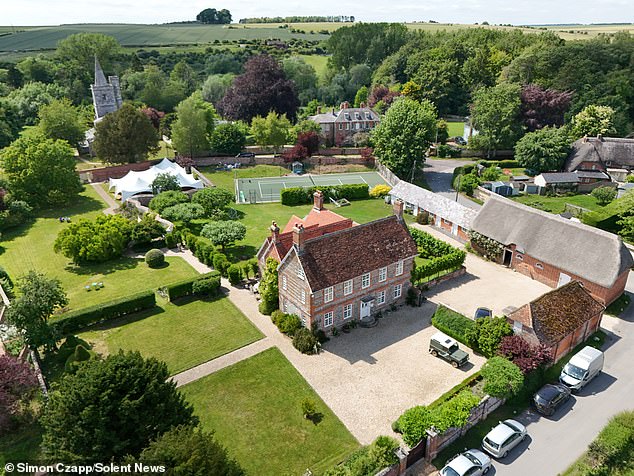 But yoga teacher Ms Oriel's share of the £3.325million sale (pictured, the property) was given not directly to her, but put into a family trust - because the family had been worried by how much she had previously spent on her spiritual guru, Tony Samara
