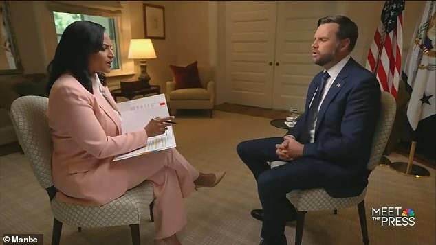 He was discussing President Donald Trump's strategy to end the war in Ukraine with MSNBC's Kristen Welker when he made the remak