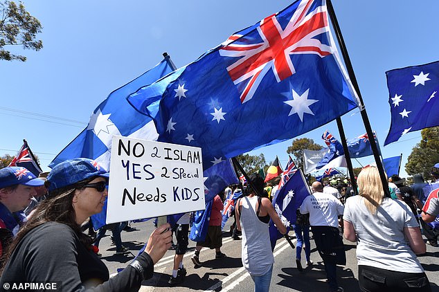 March for Australia is organising rallies for Sunday, arguing that 'endless migration, weak leadership, and political cowardice' changed the country (stock image)