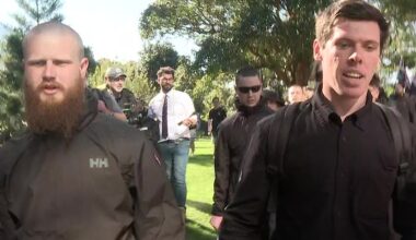 Anti-immigration protests LIVE updates: Protester at March for Australia rally makes extraordinary confession about why he attended the demonstration - as wild brawls erupt on the streets