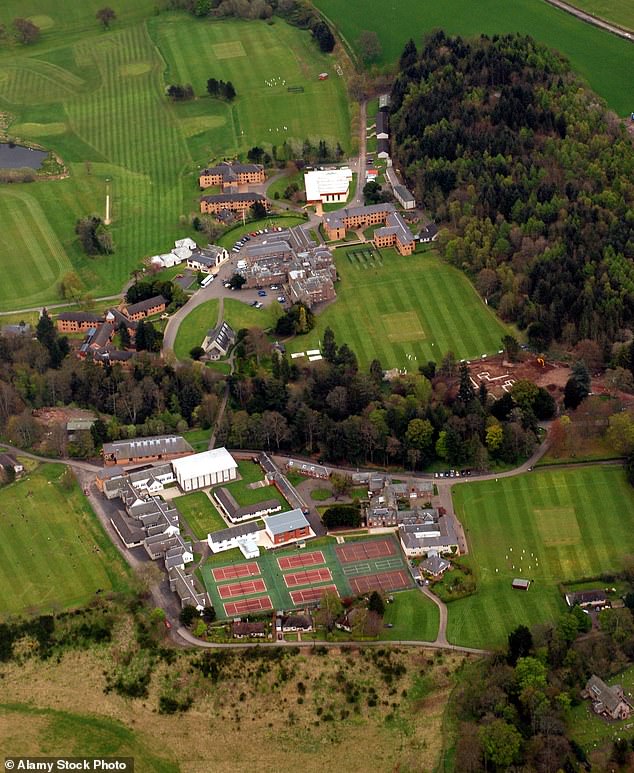 The free camp was being held at the boarding school's grounds (pictured) from July 6 to 8