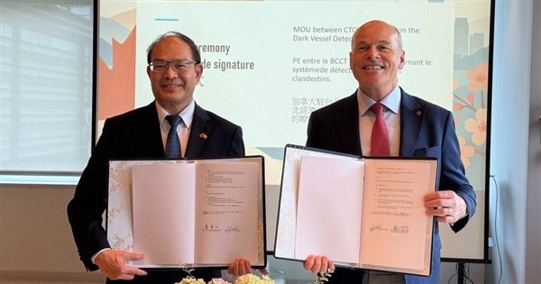 Taiwan, Canada sign MOU to combat IUU fishing