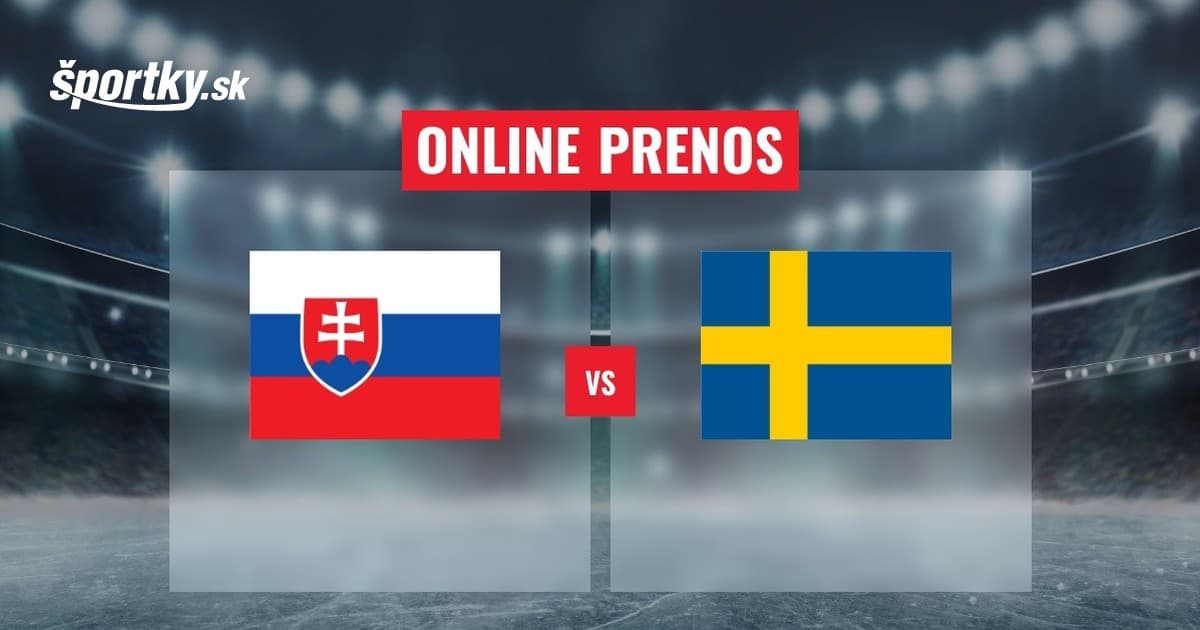 Slovensko – Švédsko: Online prenos z Hlinka Gretzky Cupu 2025