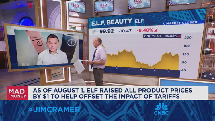 E.L.F Beauty CEO Tarang Amin goes one-on-one with Jim Cramer