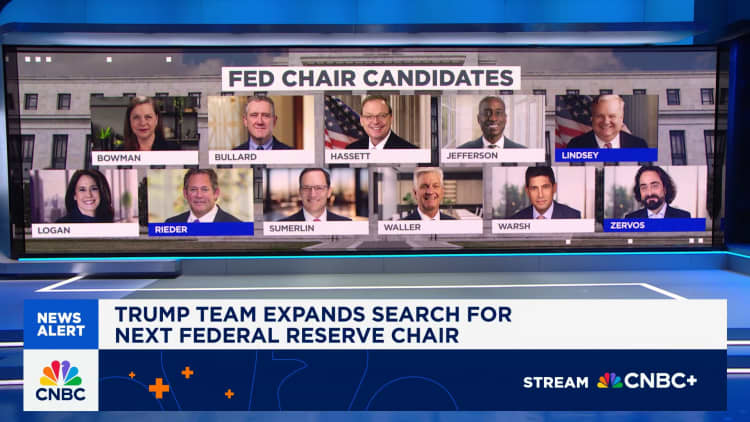 Trump considering 11 candidates for Fed chair, including David Zervos and Rick Rieder: Sources