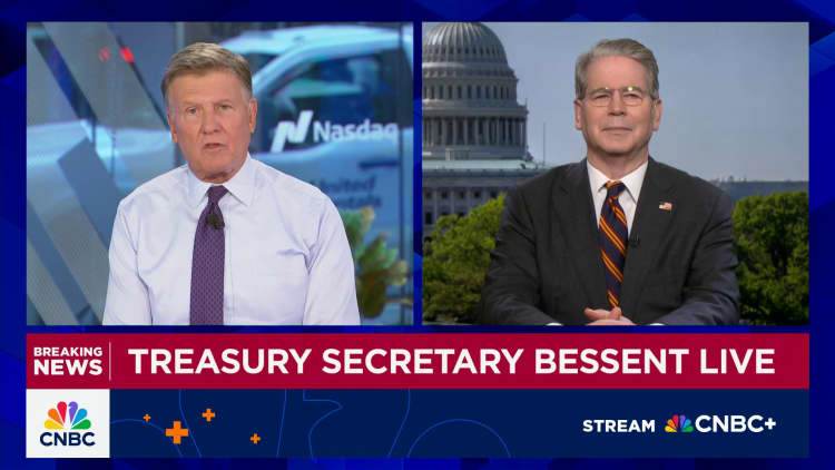 Watch CNBC's full interview with Treasury Secretary Scott Bessent