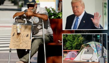 Trump vows to push homeless people out of DC and get 'our Capital BACK'