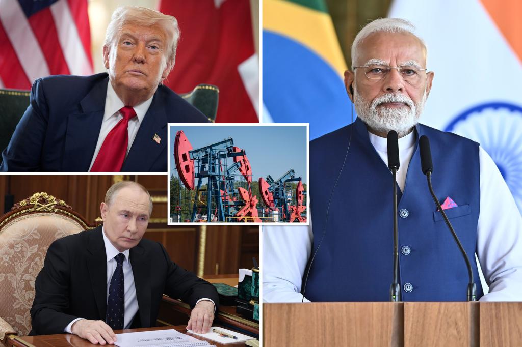 India shops the globe for oil after 50% tariff, ahead of Trump-Putin summit: report