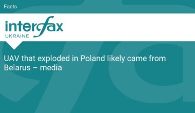 UAV that exploded in Poland likely came from Belarus – media
