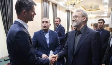 Larijani Holds Nuclear Talks with Swiss Counterpart