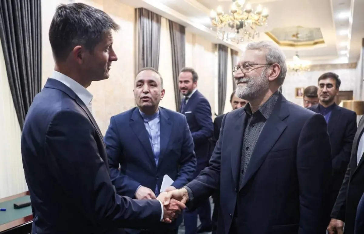 Larijani Holds Nuclear Talks with Swiss Counterpart
