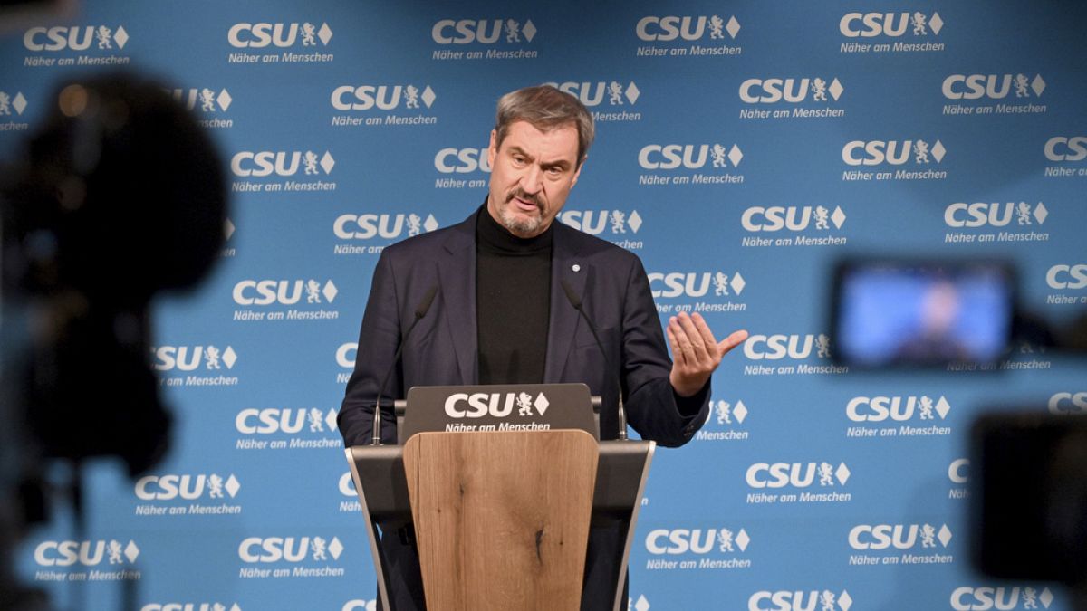 Bavarian state premier Markus Söder calls for stop to citizen's allowance for Ukrainian refugees